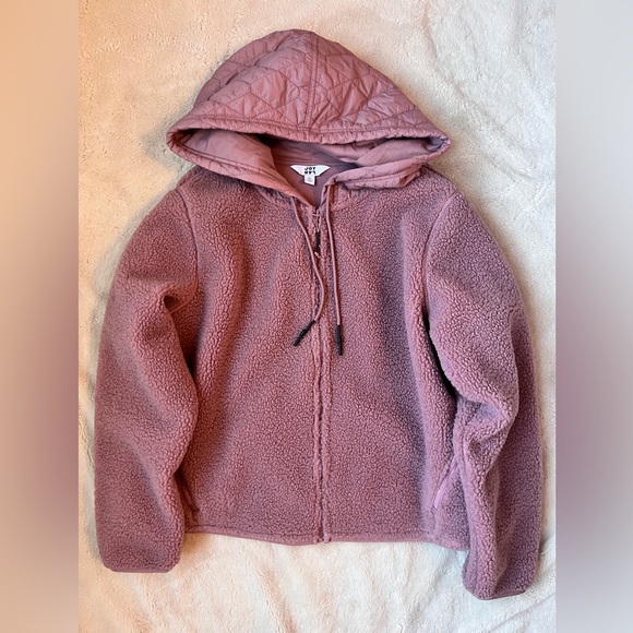 JoyLab Jackets & Blazers - JoyLab Hooded Sherpa Jacket on Size XL